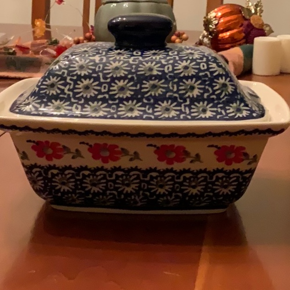 Polish Pottery dish. Boleslawic